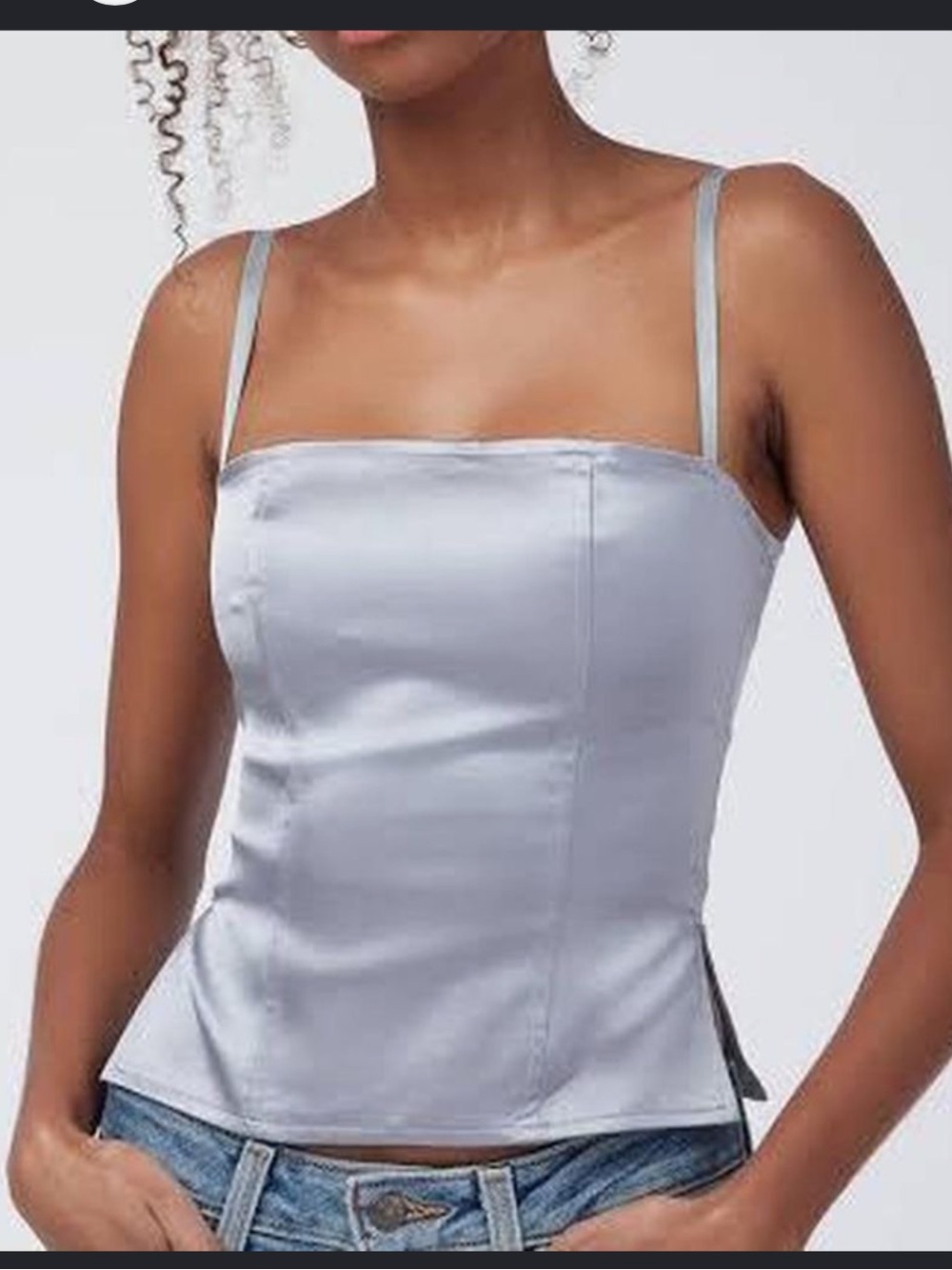 Lioness Satin Square-Neck Cami